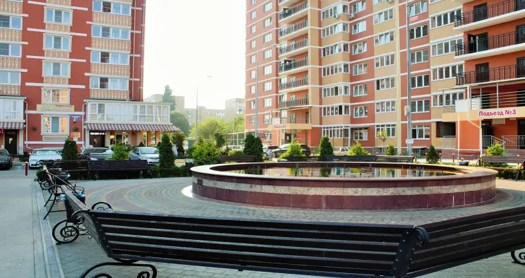 Благоустройство жилого комплекса «Поющие фонтаны»