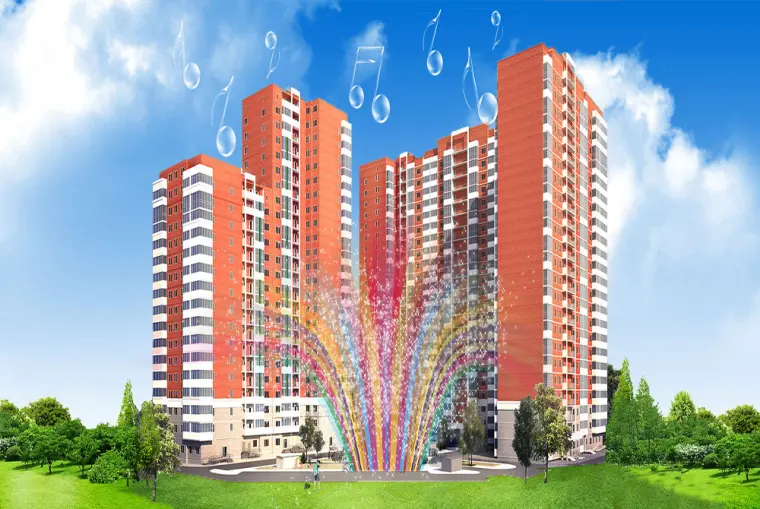 Новая инфраструктура большого микрорайона