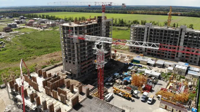Фото со стройки  за , 2021